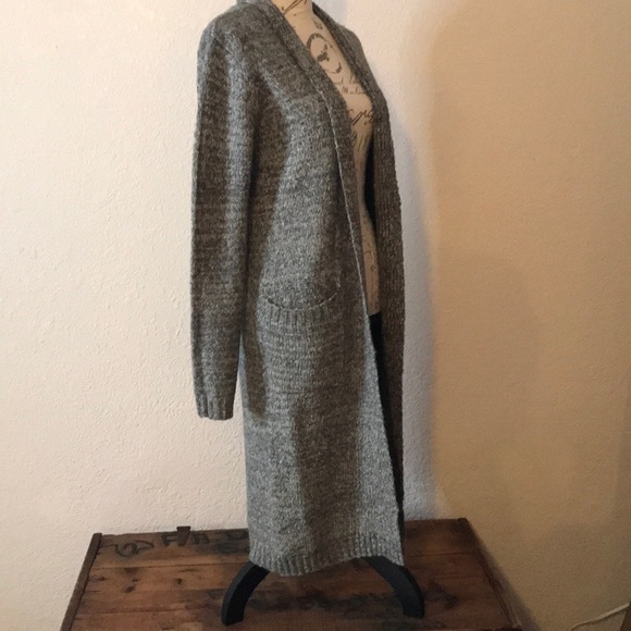 🍀 Mono B - Open Front Long Line Knit Cardigan 🍀 - Picture 3 of 4